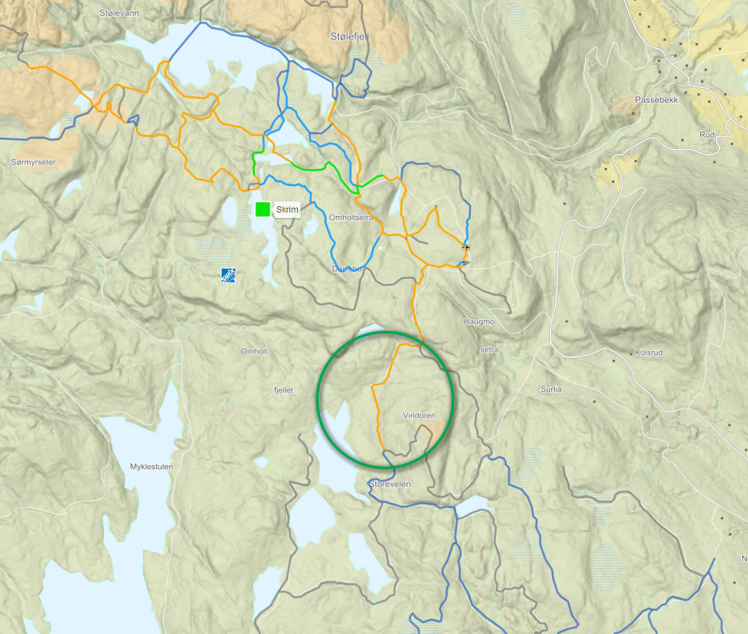 Skjermdump fra Skisporet