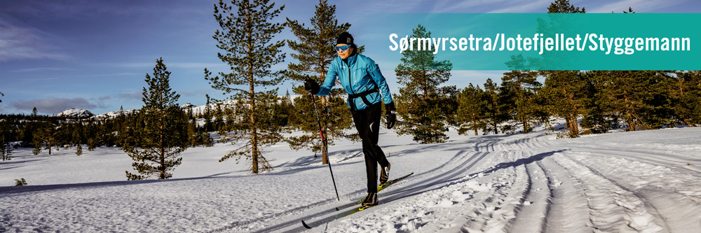 Skiløper på Skrimfjellet