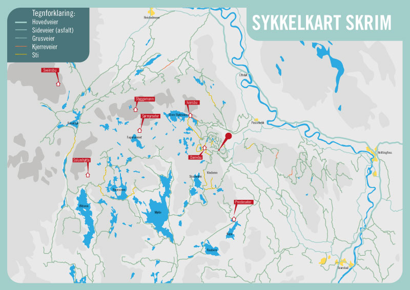 Sykkelkart Skrim