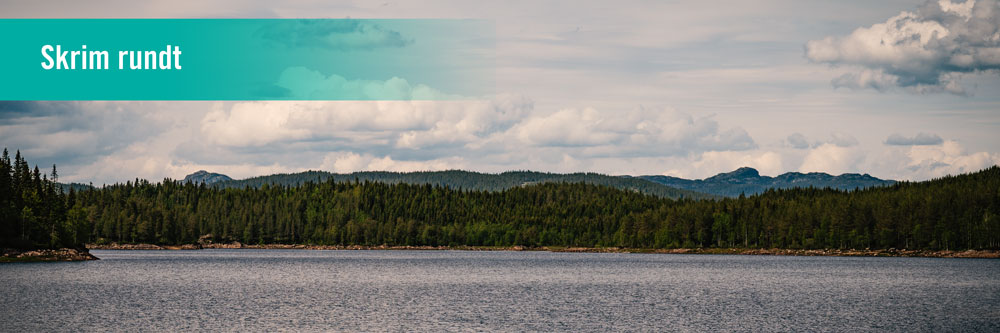 Utsikt mot Styggemann fra demningen i sydenden av Mykle